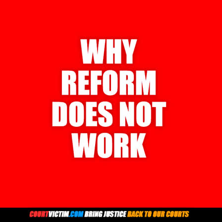 CV why reform does not work