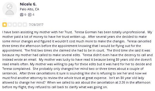 Lawyer Teresa Gorman Orange County Lawyer Probate fraud3.