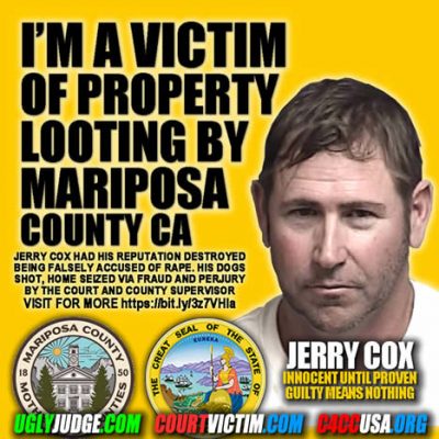 Mariposa County Corruption Jerry Cox