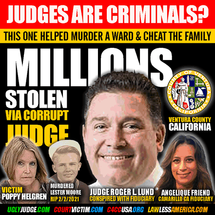 CV Ventura California judges R criminals Judge Roger l lund