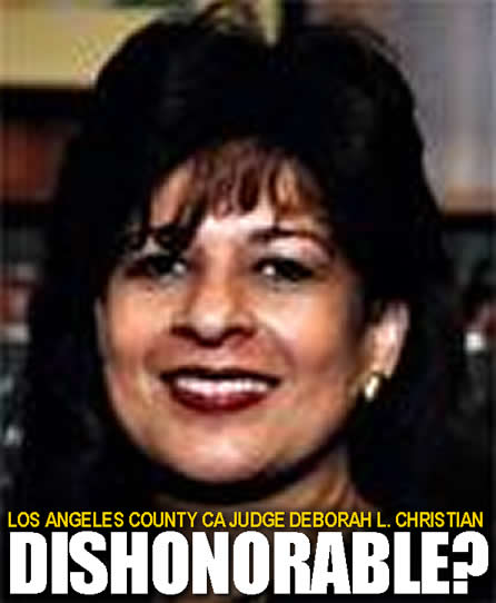 Los Angeles County Judge Deborah l christian