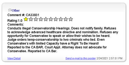 Corrupt Judge Deborah L. Christian Los Angeles County Superior Court 