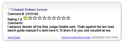 Corrupt Judge Deborah L. Christian Los Angeles County Superior Court 