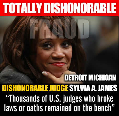 corrupt detroit Judge Sylvia A James