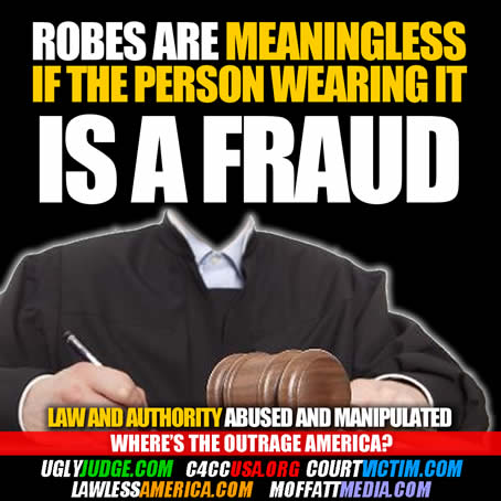 robes are useless if the person wearing it is a fraud