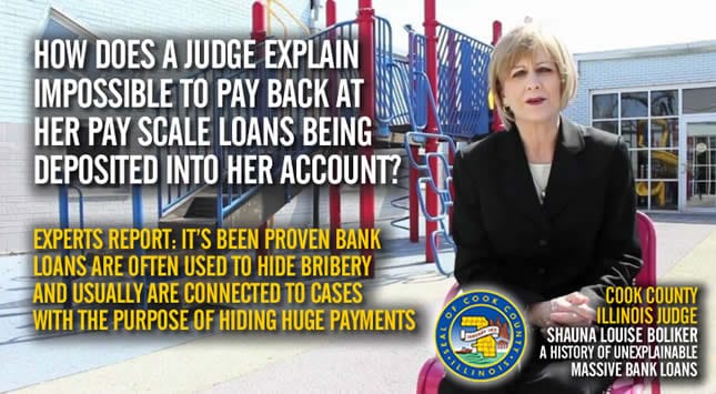 Cook County Chicago Illinois County Judge shauna louise boliker and Lisa Casanova Public Guardian exposed for possible bribery kidnapped amy sallas