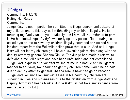 Corrupt David B. Katz - Court Victim Network