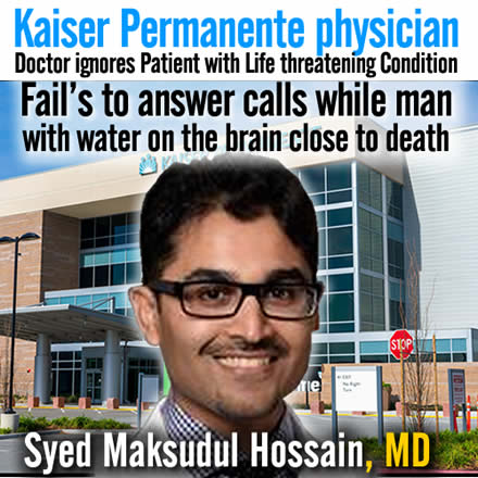 Los Angeles California Kaiser Permanente physician Doctor Doctor Syed Maksudul Hossain