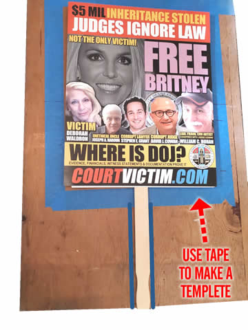 Britney Spears Protest how to make Protest signs