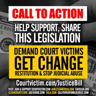 Bill Amending SBX 211 & related Government Code Sections; Establishing State of California Commission on Judicial Oversight and Victims Compensation for Judicial Misconduct and Judicial Abuse of Power
