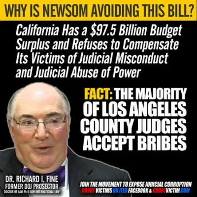 Help pass Los Angeles California Dr Richard I Fine bill amend SBX 2 11 Help stop the corruption