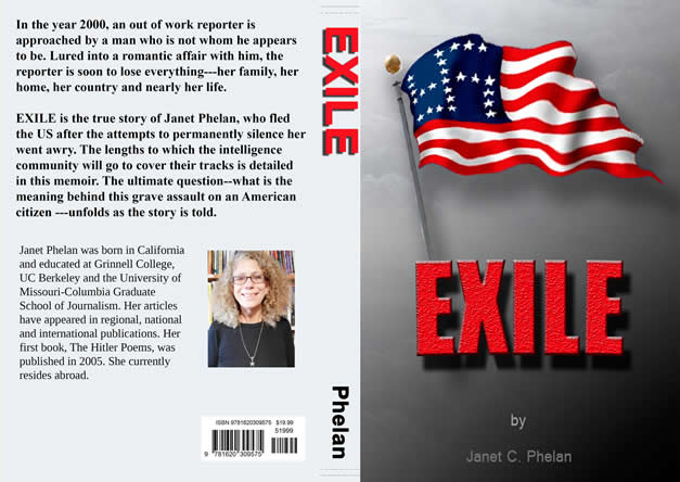 Janet Phelan reporter author probate court victim riverside California San bernardino California book exile