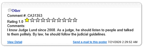 Judge Roger L Lund Corrupt Judge Roger Lynn Lund Ventura County Oxnard probate abuse immoral unethitical abuses authorityThe Robing Room CA State Judges Judge Roger Lund